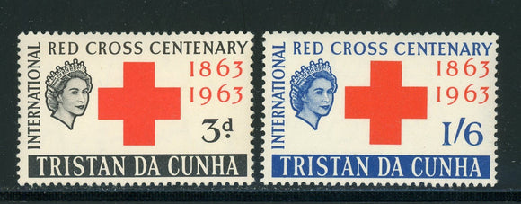 Tristan da Cunha Scott #69-70 MNH Red Cross Centenary $$ 430345