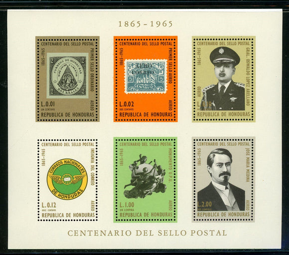 Honduras Scott #C403a MNH S/S Postage Stamp Centenary CV$6+ 430377