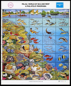 Palau Scott #103 MNH SHEET AMERIPEX '86 Stamp EXPO CV$37+ 430400
