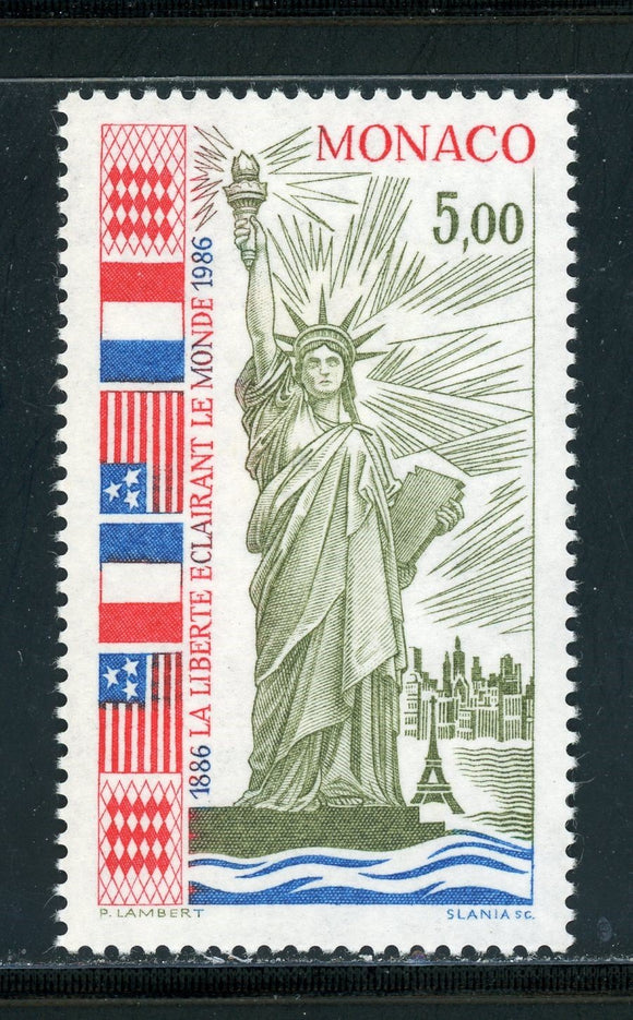 Monaco Scott #1543 MNH Statue of Liberty Centennial $$ 430409