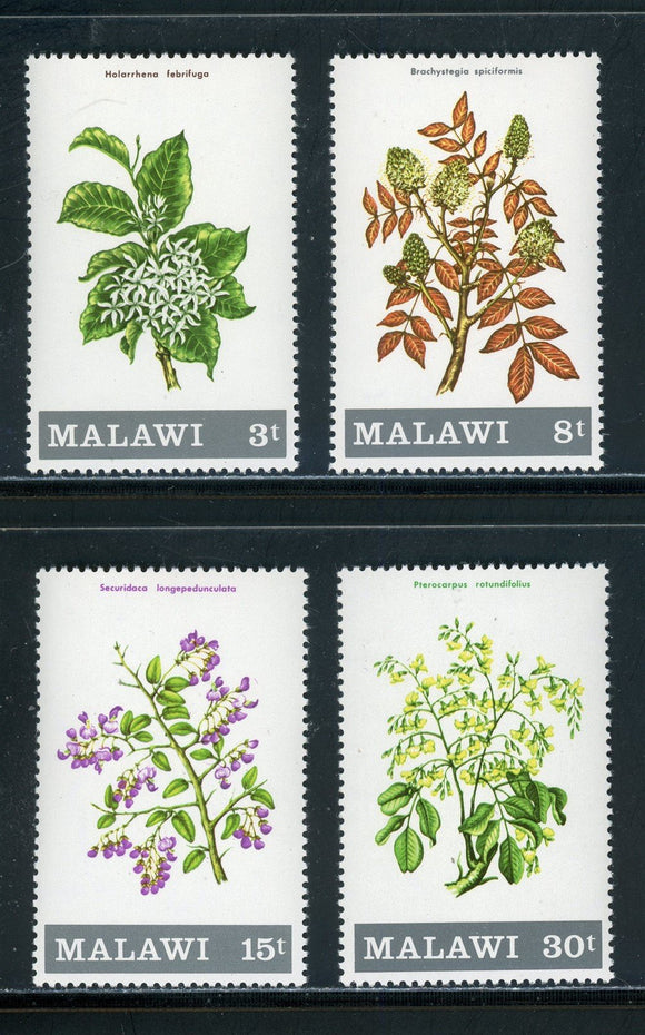Malawi Scott #173-176 MNH Flowering Shrubs and Trees FLORA $$ 434807