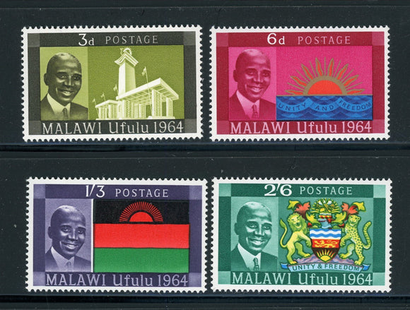 Malawi Scott #1-4 MNH Independence $$ 434810