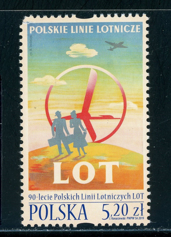 Poland Scott #4394 MNH LOT Polish Airlines $$ 434833
