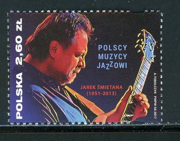Poland Scott #4317 MNH Janek Smietana, Guitarist $$ 434836