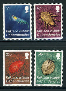 Falkland Islands Scott #1L76-1L79 MNH Crustacea FAUNA $$ 434861