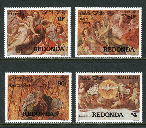 Redonda OS #87 MNH Easter 1983 Raphael Art $$ 434947