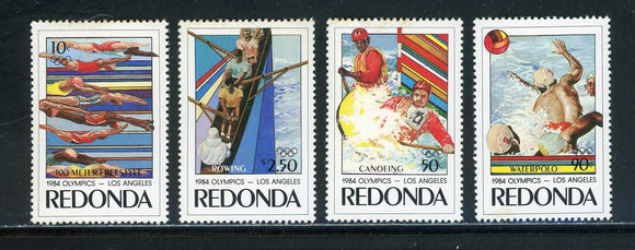 Redonda OS #128 MNH OLYMPICS 1984 Los Angeles $$ 434953