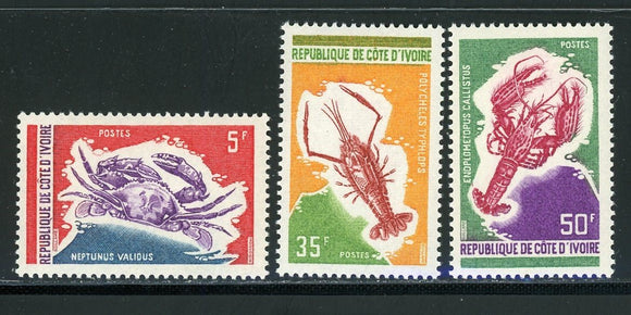 Ivory Coast Scott #302//313 MNH Animals FAUNA CV$8+ 434975