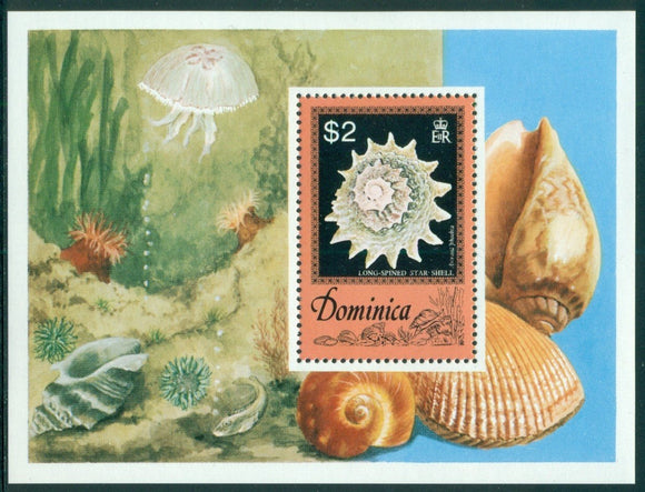 Dominica Scott #520 MNH S/S Sea Shells FAUNA $$ 435045