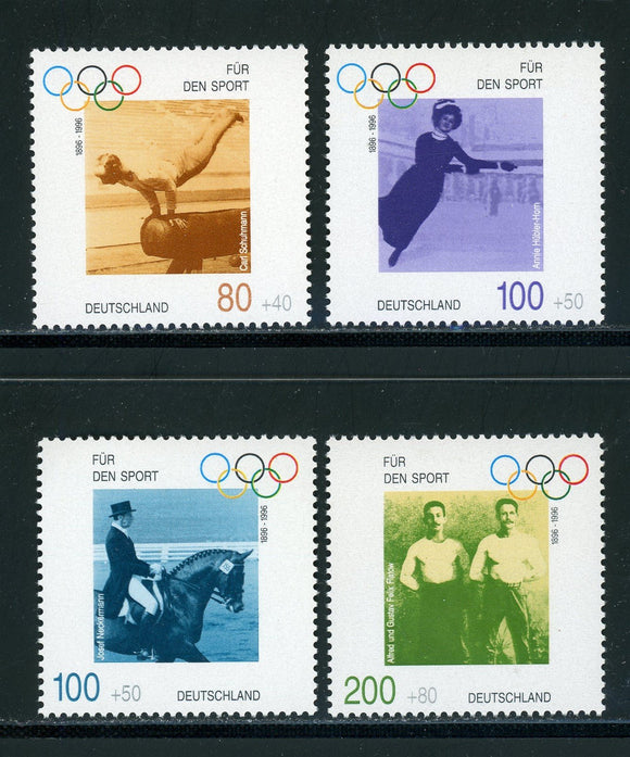 Germany Scott #B797-B800 MNH Olympics Centenary CV$14+ 435156
