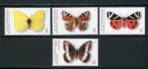 Germany Scott #B961-B964 MNH Butterflies Insects FAUNA CV$10+ 435177