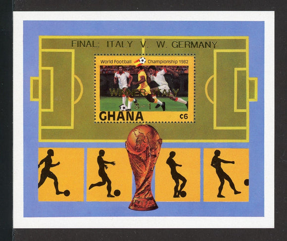 Ghana Scott #834 MNH S/S WORLD CUP 1982 Spain Soccer Football Fútbol $$ 435185