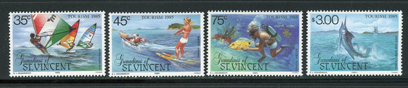 St. Vincent Grenadines Scott #484-487 MNH Tourism $$ 435216