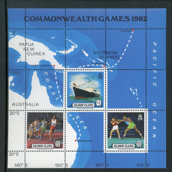 Solomon Islands Scott #477a MNH S/S Commonwealth Games $$ 439183