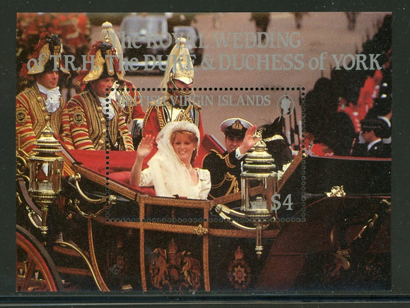 Virgin Islands Scott #546 MNH S/S Wedding Duke and Duchess of York $$ 439196