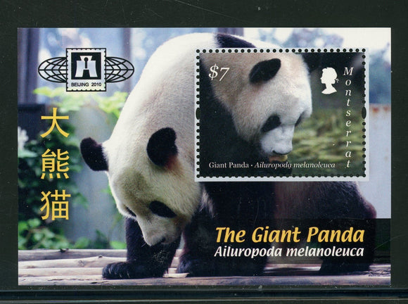 Montserrat Scott #1255 MNH S/S Giant Panda FAUNA CV$4+ 439210