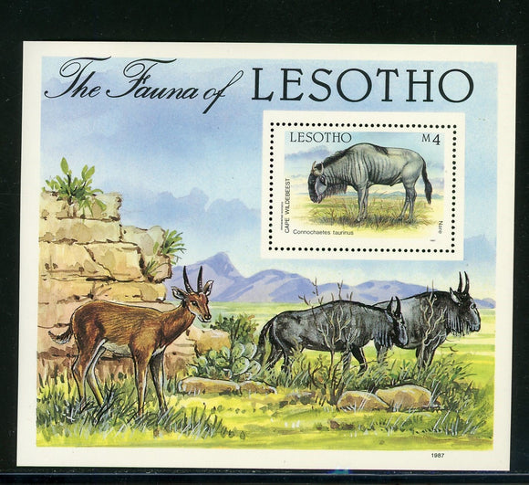 Lesotho Scott #592 MNH S/S FLORA and FAUNA CV$4+ 439218