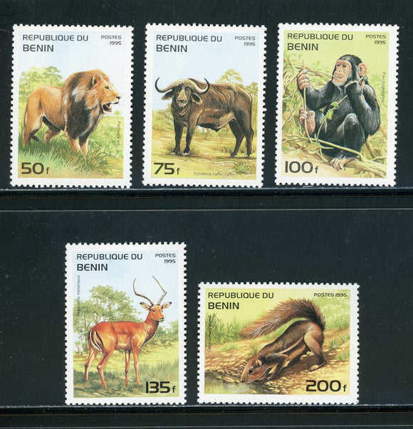 Benin Scott #774-778 MNH African FAUNA Animals $$ 439238