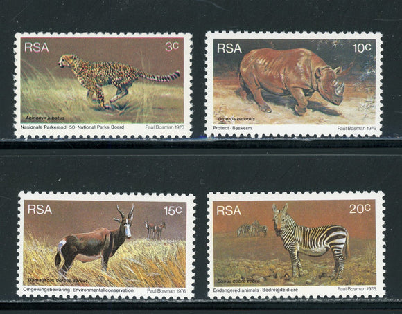 South Africa Scott #465-468 MNH Wildlife Protection FAUNA Animals $$ 439257