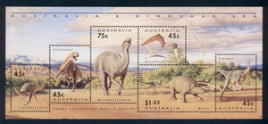 Australia Scott #1347a MNH S/S Dinosaurs FAUNA CV$6+