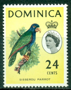 Dominica Scott #175 MNH Queen Elizabeth II 24c Bird CV$8+