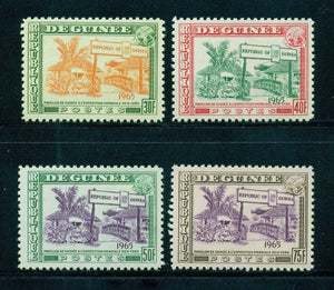 Guinea Scott #372-375 MNH New York World's Fair 1964 CV$2+
