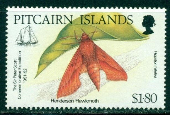 Pitcairn Islands Scott #374 MNH Henderson Hawkmoth CV$3+