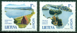Lithuania Scott #691-692 MNH Europa 2001 Nature CV$3+