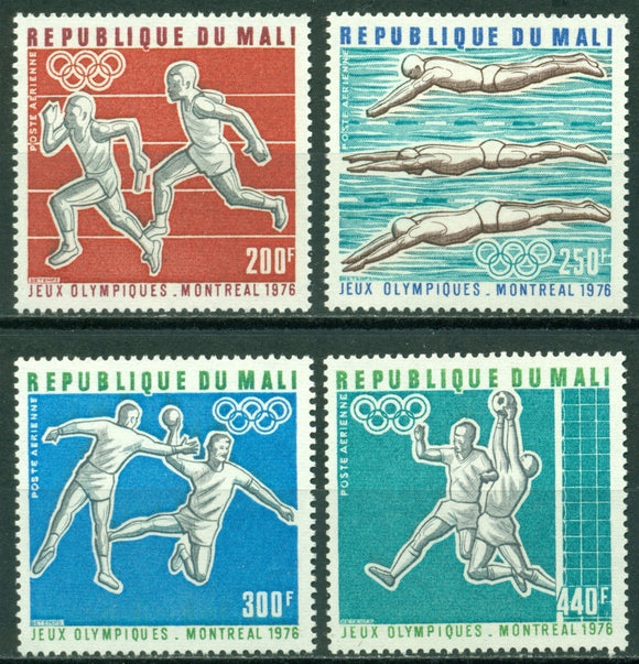 Mali Scott #C280-C283 MNH OLYMPICS 1976 Montreal CV$6+