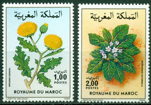 Morocco Scott #622-623 MNH Flowers FLORA CV$4+