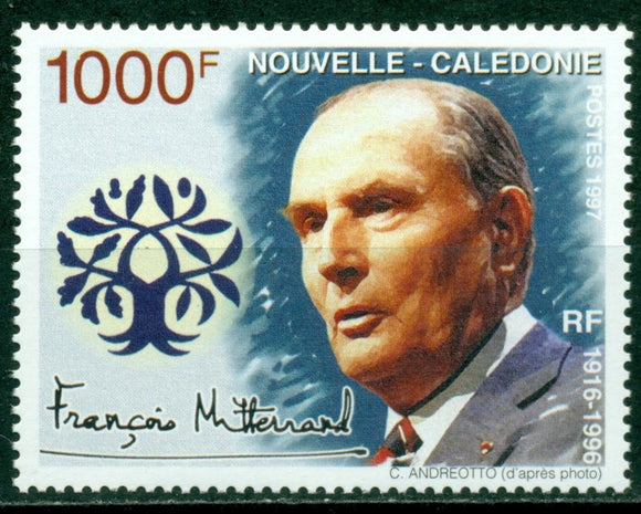 New Caledonia Scott #755 MNH Francois Mitterrand CV$18+