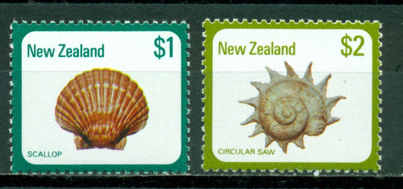 New Zealand Scott #696-697 MNH Sea Shells CV$3+