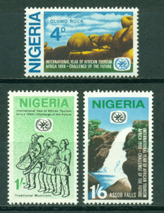 Nigeria Scott #232-234 MNH Int'l Year of African Tourism $$
