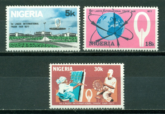 Nigeria Scott #352-354 MNH 1st Lagos Int'l Trade Fair $$