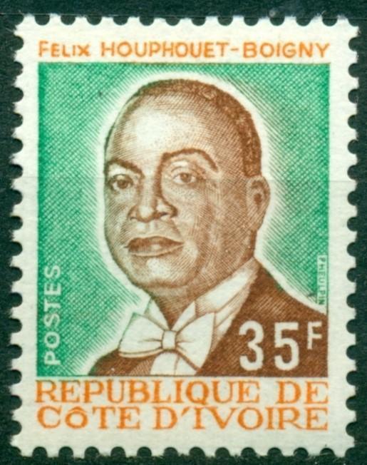 Ivory Coast Scott #373 MNH Pres. Houphouet-Boigny 35fr $$