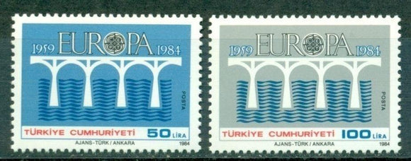 Turkey Scott #2275-2276 MNH Europa 1984 CV$16+