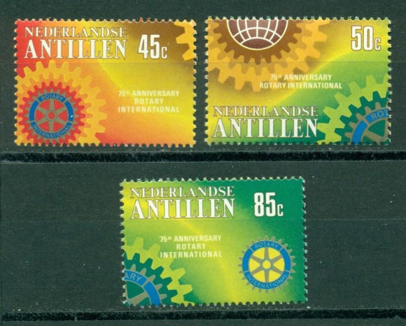 Netherlands Antilles Scott #449-451 MNH Rotary Int'l 75th ANN $$