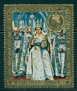 Comoro Islands Michel #414A MNH 25th Ann Coronation of QEII Queen Elizabeth $$