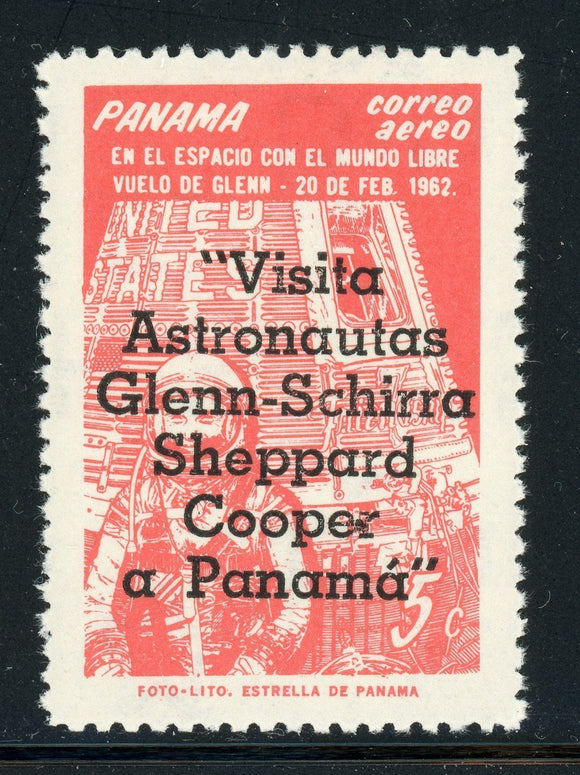 Panama Scott #C290A MNH OVPT John Glenn Astronaut Visit CV$3+