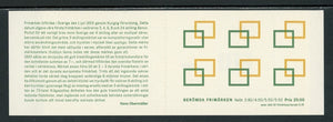 Sweden Scott #1945a MNH BOOKLET COMPLETE Sweden's 1st Stamp PHILATELY CV$19+